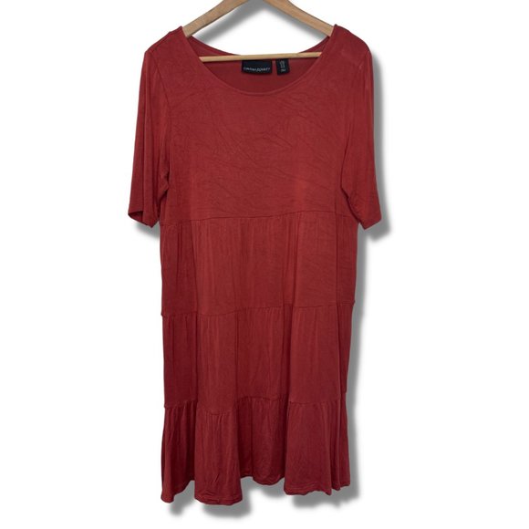 Cynthia Rowley Dresses & Skirts - Cynthia Rowley | Burnt Orange Tiered Shirt Dress | Size M